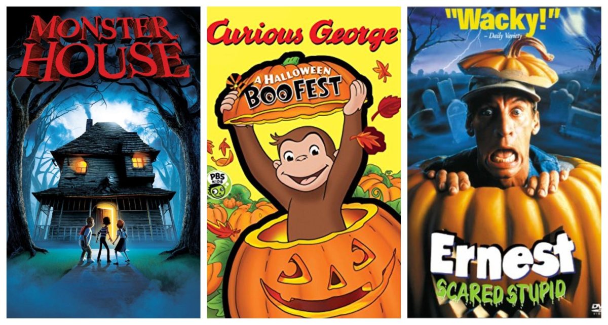 Monster+House%2C+Curious+George%3A+A+Halloween+Boofest%2C+Ernest+Scared+Stupid